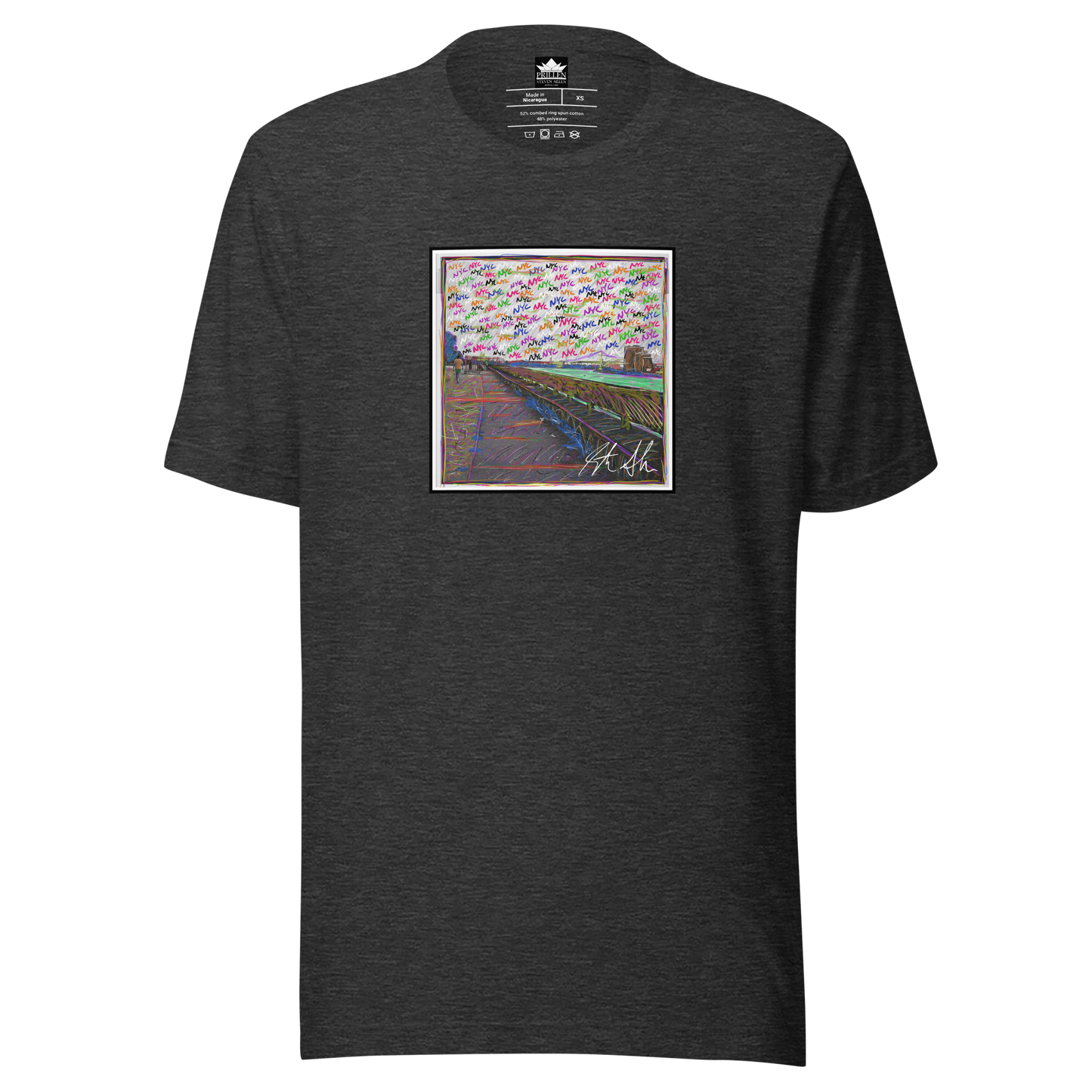 Prillen - Steven Allen - Colorized NYC East River - Photo T-Shirt
